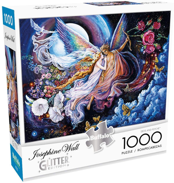 Buffalo Games - Josephine Wall - Eros and Psyche (Glitter Edition) - 1000 Piece Jigsaw Puzzle