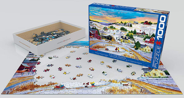 EuroGraphics T'is The Season by Patricia Bourque 1000-Piece Puzzle