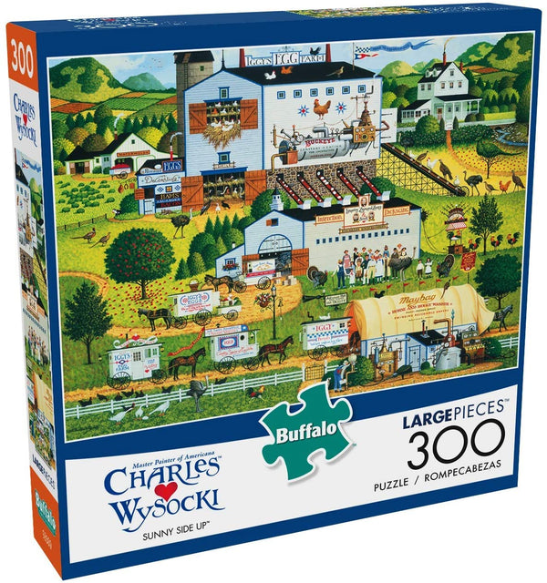 Buffalo Games - Charles Wysocki - Sunny Side Up - 300 Large Piece Jigsaw Puzzle