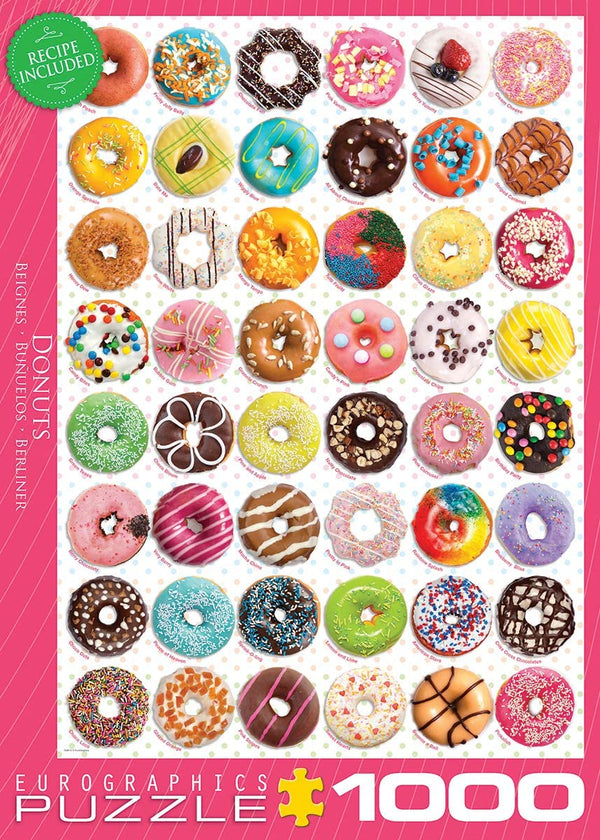 EuroGraphics - Donut Tops Jigsaw Puzzle (1000 Pieces)