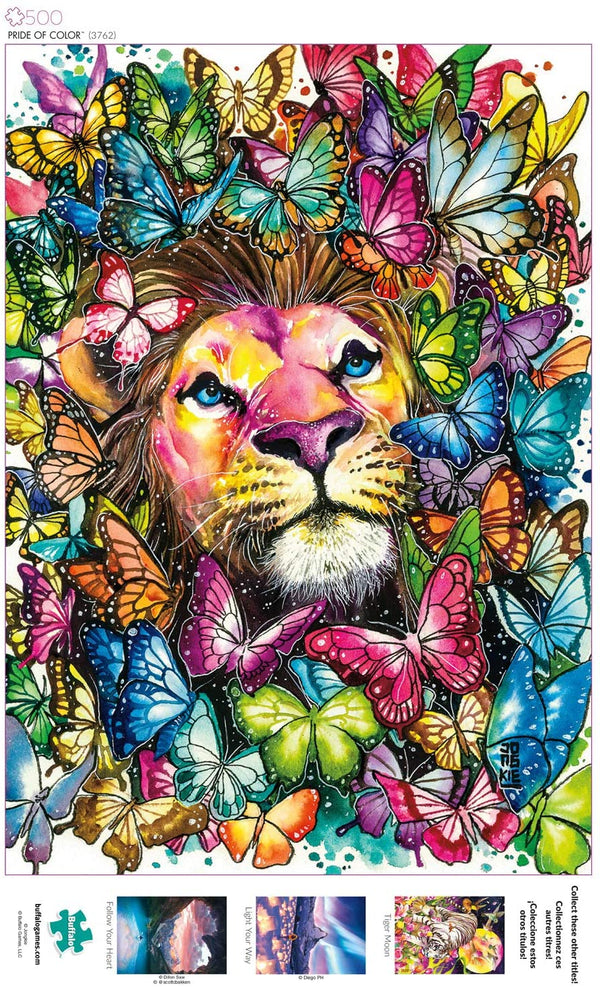 Buffalo Games - Art of Play Collection - Pride of Color - 500 Piece Jigsaw Puzzle