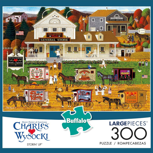 Buffalo Games - Charles Wysocki - Storin Up - 300 Large Piece Jigsaw Puzzle