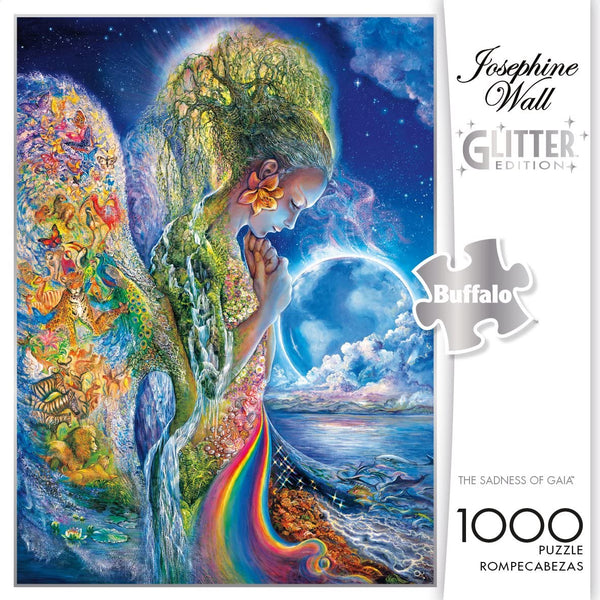 Buffalo Games - Josephine Wall - The Sadness of Gaia - Glitter Edition - 1000 Piece Jigsaw Puzzle