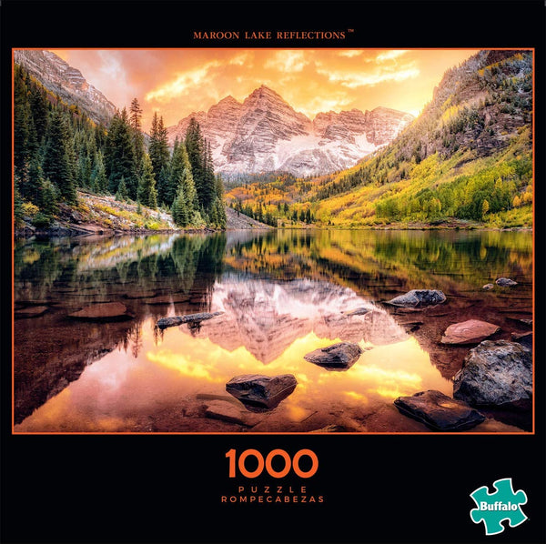 Buffalo Games - Maroon Lake Reflection - 1000 Piece Jigsaw Puzzle