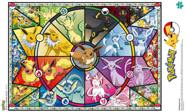 Buffalo Games - Pokemon - Eevee's Stained Glass - 500 Piece Jigsaw Puzzle