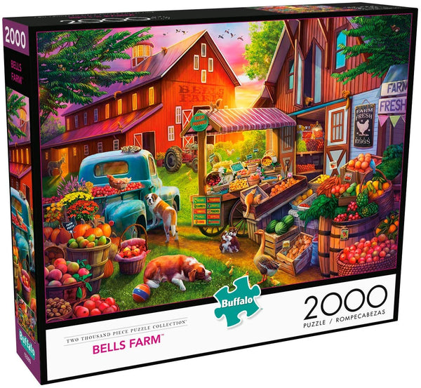 Buffalo Games - Bell's Farm - 2000 Piece Jigsaw Puzzle