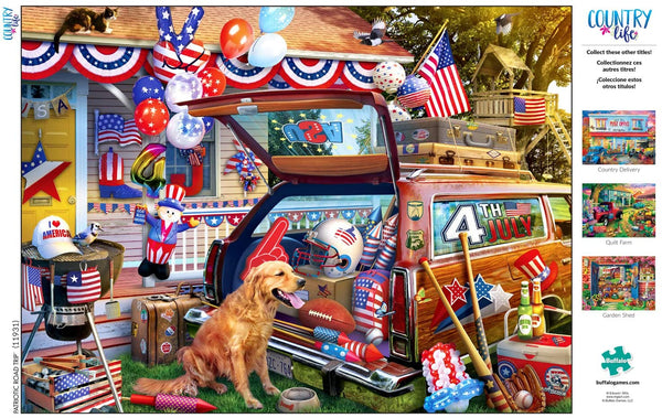 Buffalo Games - Patriotic Road Trip - 1000 Piece Jigsaw Puzzle