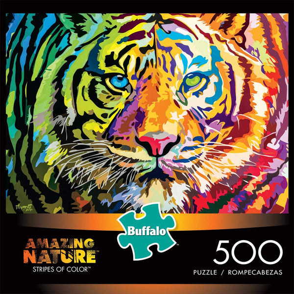 Buffalo Games - Amazing Nature Collection - Stripes of Color - 500 Piece Jigsaw Puzzle