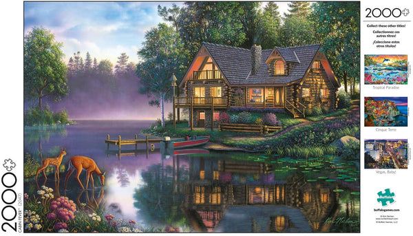 Buffalo Games - Kim Norlien - Cabin Fever - 2000 Piece Jigsaw Puzzle
