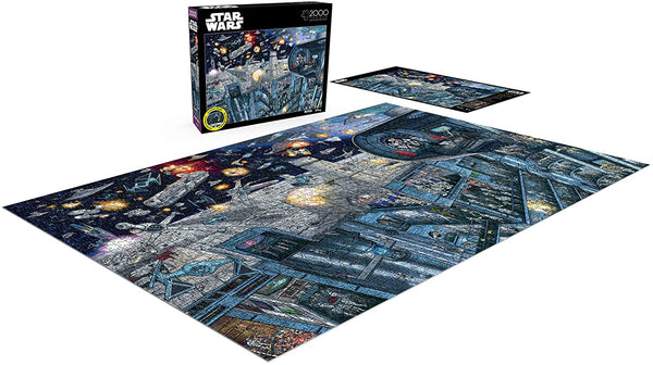 Star Wars - Search Inside: Death Star - 2000 Piece Jigsaw Puzzle with Hidden Images