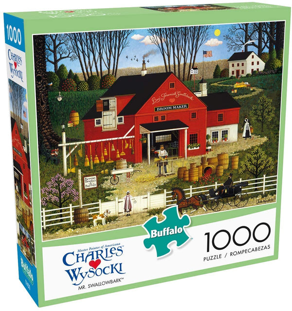 Buffalo Games - Charles Wysocki - Mr. Swallowbark - 1000 Piece Jigsaw Puzzle