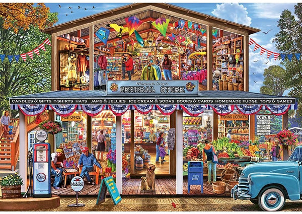 Masterpieces - Cutaway Hometown Market Ez Grip Jigsaw Puzzle (1000 Pieces)