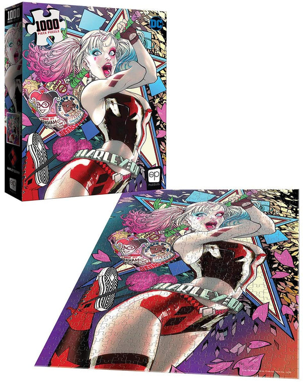 Harley Quinn Die Laughing 1000 Piece Jigsaw Puzzle Officially Licensed DC Comics Merchandise