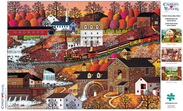 Buffalo Games - Charles Wysocki - Waterfall Valley - 300 Large Piece Jigsaw Puzzle