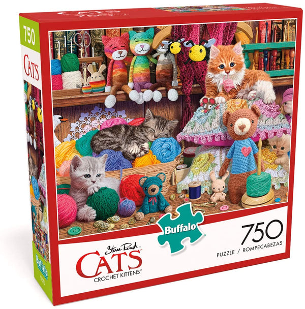 Buffalo Games - Cats Collection - Crochet Kittens - 750Piece Jigsaw Puzzle