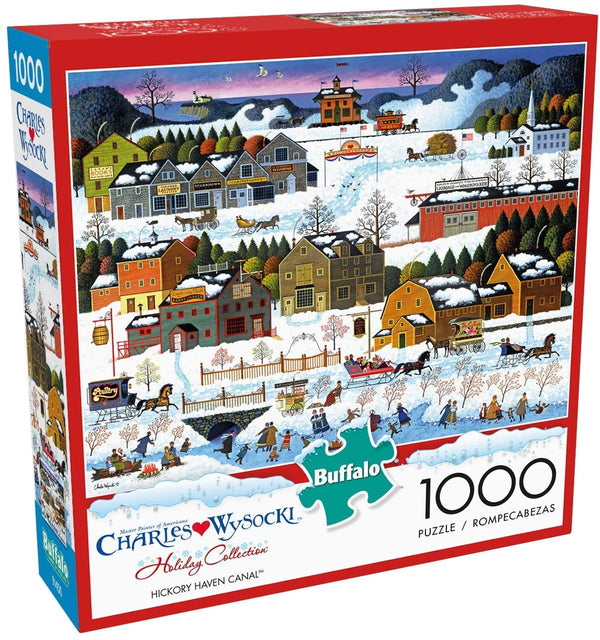 Buffalo Games - Charles Wysocki - Hickory Haven Canal - 1000 Piece Jigsaw Puzzle