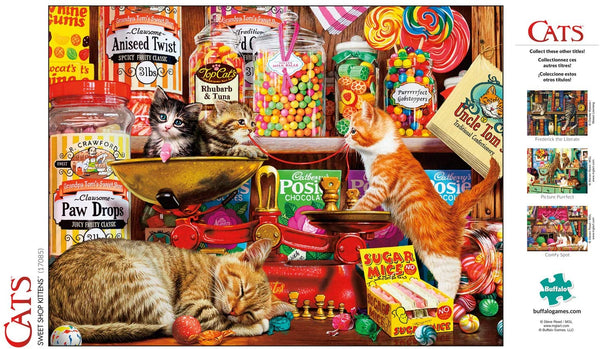 Buffalo Games - Cats Collection - Sweet Shop Kittens - 750 Piece Jigsaw Puzzle