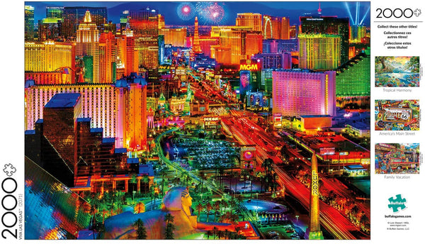 Buffalo Games - Viva Las Vegas - 2000 Piece Jigsaw Puzzle