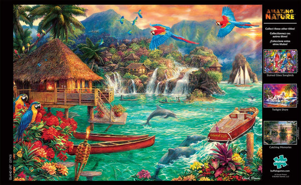 Buffalo Games - Island Life - 500 Piece Jigsaw Puzzle