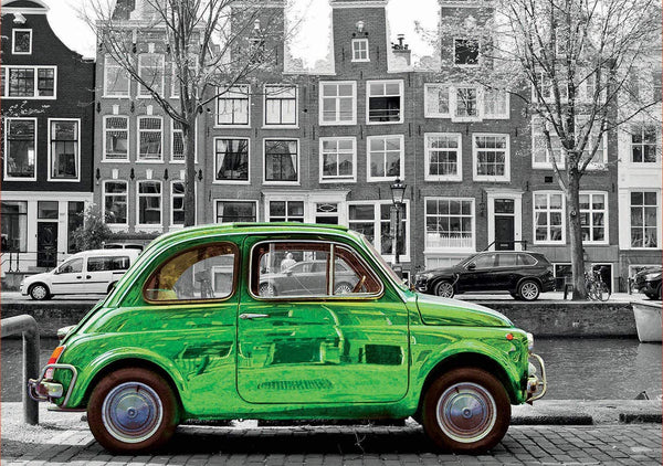 Educa - Car in Amsterdam Jigsaw Puzzle (1000 Pieces)