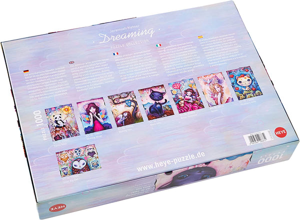 Heye - Dreaming, Black Kitty by Jeremiah Ketner Jigsaw Puzzle (1000 Pieces)