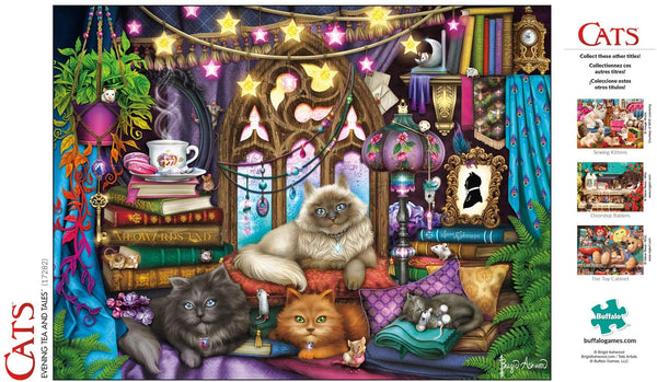 Buffalo Games 17282 - Evening Tea and Tales - 750 Piece Jigsaw Puzzle