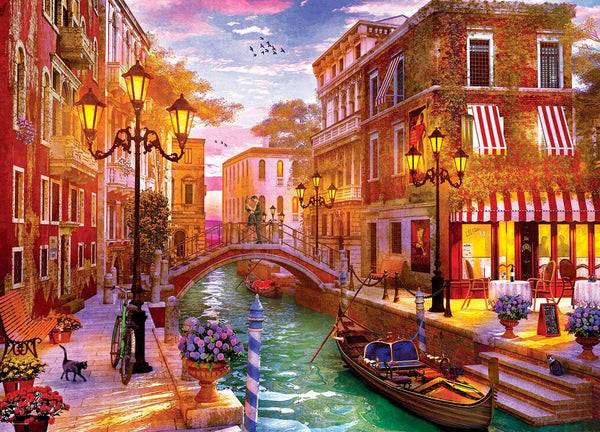 EuroGraphics Sunset Over Venice by Dominic Davison 1000-Piece Puzzle