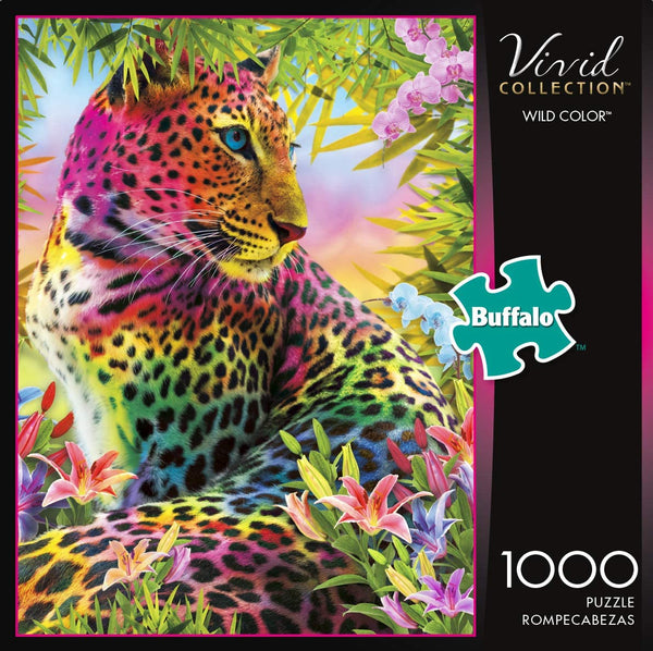 Buffalo Games - Vivid Collection - Wild Color - 1000 Piece Jigsaw Puzzle