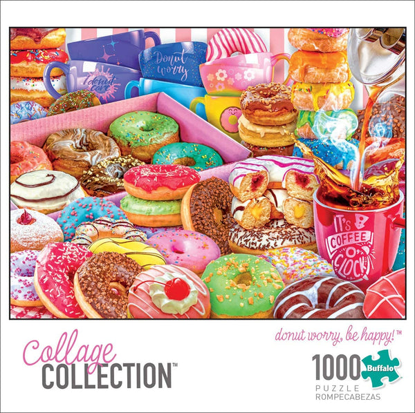 Buffalo Games - Donut Worry, Be Happy! - 1000 Piece Jigsaw Puzzle