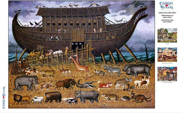 Buffalo Games - Charles Wysocki - Noah & Friends - 1000 Piece Jigsaw Puzzle