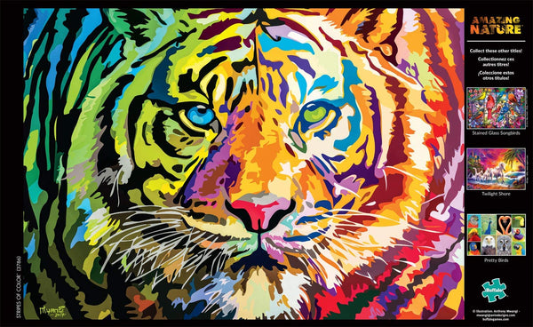 Buffalo Games - Amazing Nature Collection - Stripes of Color - 500 Piece Jigsaw Puzzle