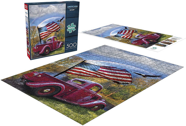 Buffalo Games - Americana Collection - Old Glory - 500 Piece Jigsaw Puzzle