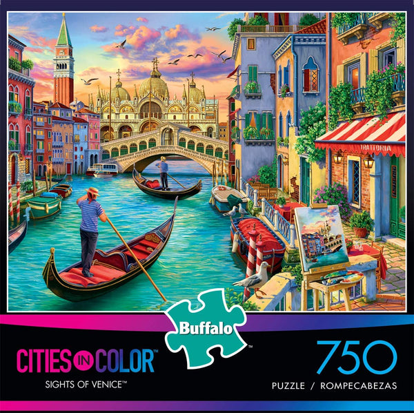 Buffalo Games - Sights of Venice - 750 Piece Jigsaw Puzzle