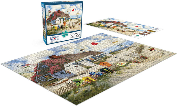 Buffalo Games - Charles Wysocki - Root Beer Break at The Butterfield's - 1000 Piece Jigsaw Puzzle