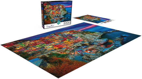 Buffalo Games - Cinque Terre - 2000 Piece Jigsaw Puzzle by Buffalo Games