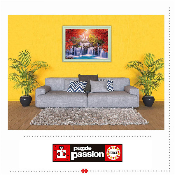 Educa - Waterfall In Thailand Jigsaw Puzzle (2000 Pieces)