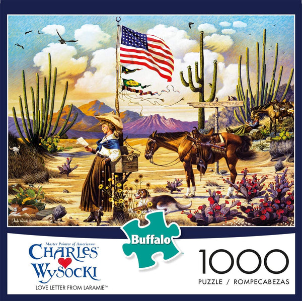 Buffalo Games - Charles Wysocki - Love Letter from Laramie - 1000 Piece Jigsaw Puzzle