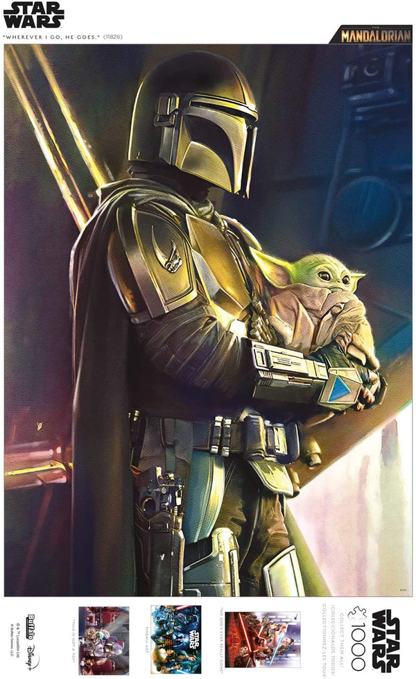 Buffalo Games - Star Wars - Wherever I Go, He Goes. - 1000 Piece Jigsaw Puzzle