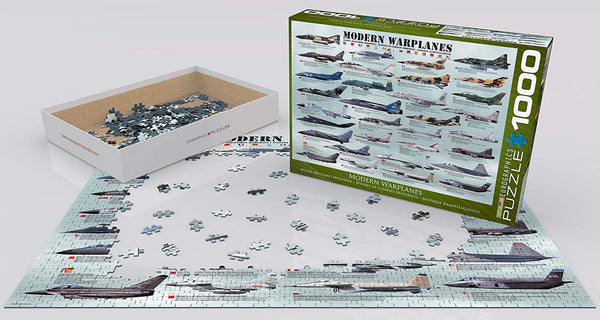 EuroGraphics - Modern Warplanes Jigsaw Puzzle (1000 Pieces)