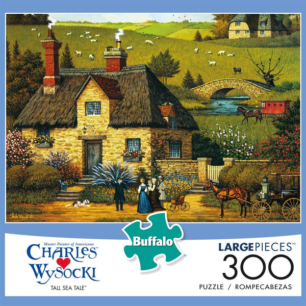 Buffalo Games - Charles Wysocki - Tall Sea Tale - 300 Large Piece Jigsaw Puzzle