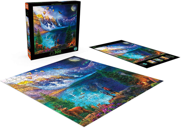 Buffalo Games - Lake Moraine Journey - 300 Large Piece Jigsaw Puzzle
