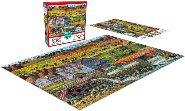 Buffalo Games - Charles Wysocki - Foxy Fox Outfoxes The Fox Hunters - 1000 Piece Jigsaw Puzzle