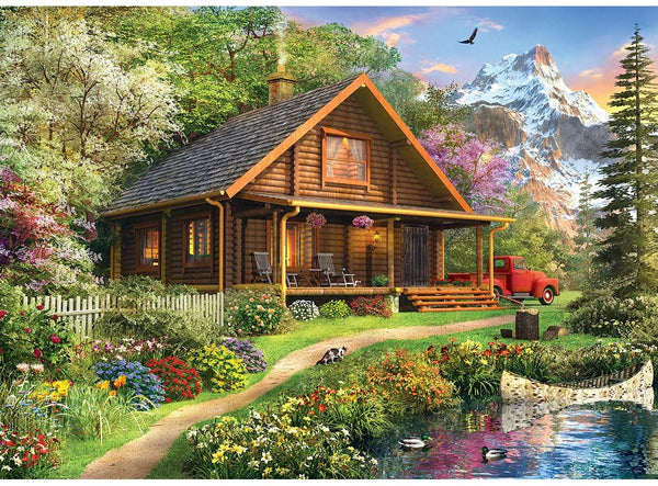Masterpieces - Time Away Mountain Retreat Jigsaw Puzzle (1000 Pieces)