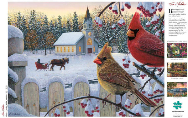 Buffalo Games - Kim Norlien - White Crimson Morning - 1000 Piece Jigsaw Puzzle