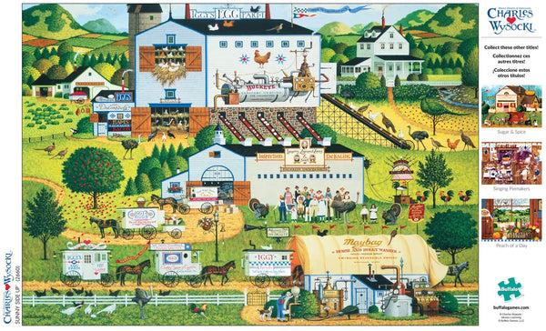 Buffalo Games - Charles Wysocki - Sunny Side Up - 300 Large Piece Jigsaw Puzzle