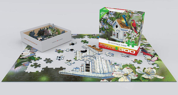 EuroGraphics 23 Cottage Lane by Janene Grende 300-Piece Puzzle