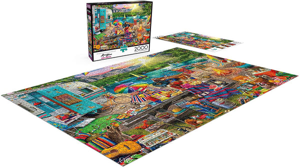 Buffalo Games - Aimee Stewart - Family Campsite - 2000 Piece Jigsaw Puzzle