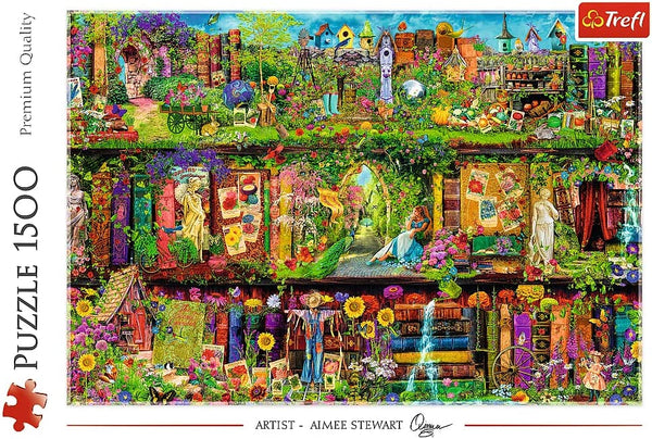 Trefl - Fairy Bookcase Jigsaw Puzzle (1500 Pieces)
