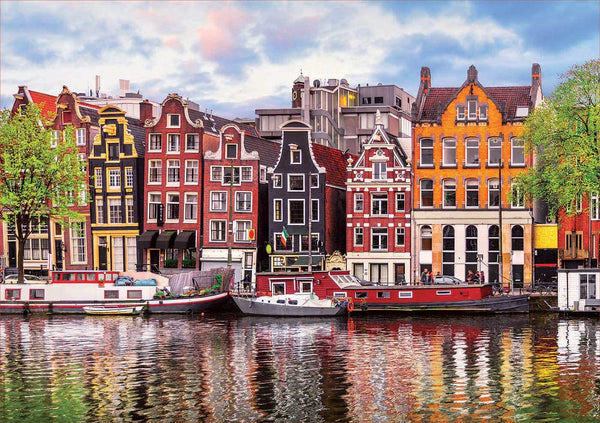 Educa - Dancing Houses Amsterdam Jigsaw Puzzle (1000 Pieces)