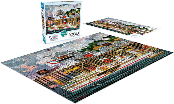 Buffalo Games By The Sea By Charles Wysocki Jigsaw Puzzle (1000 Pieces)
